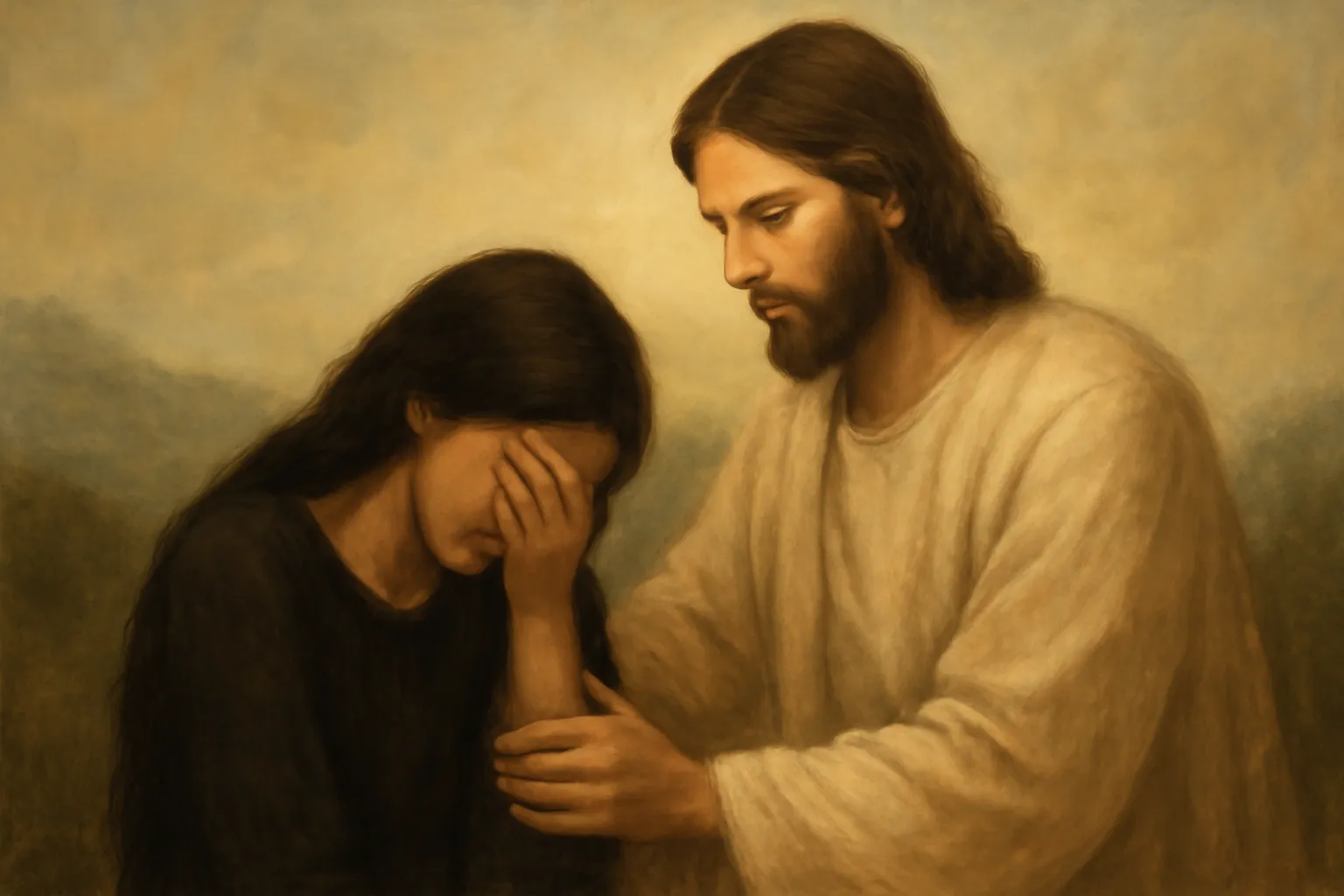 consolo de deus no luto