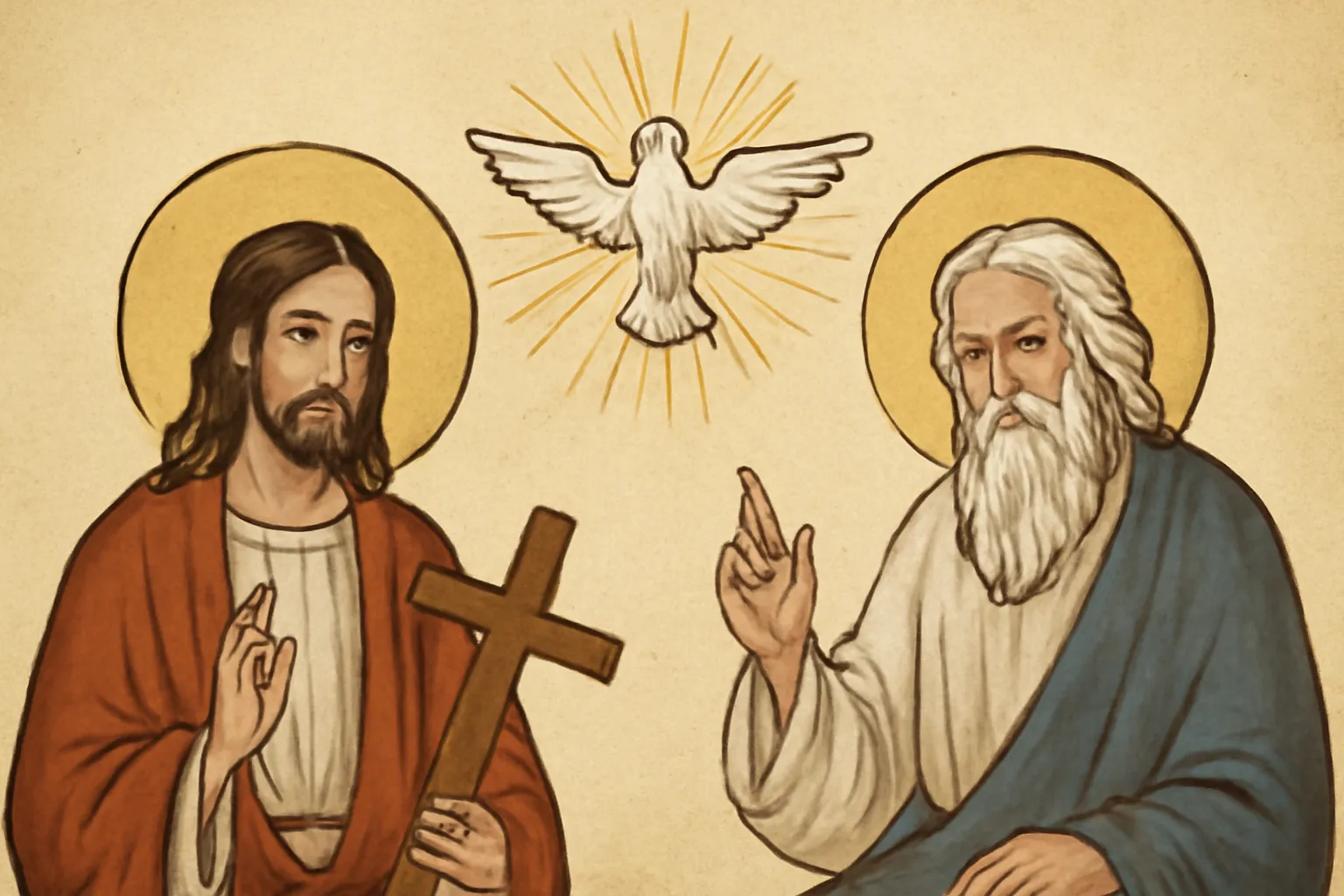 deus espirito santo e jesus