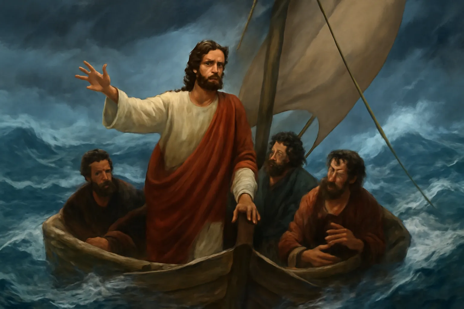jesus acalma a tempestade estudo