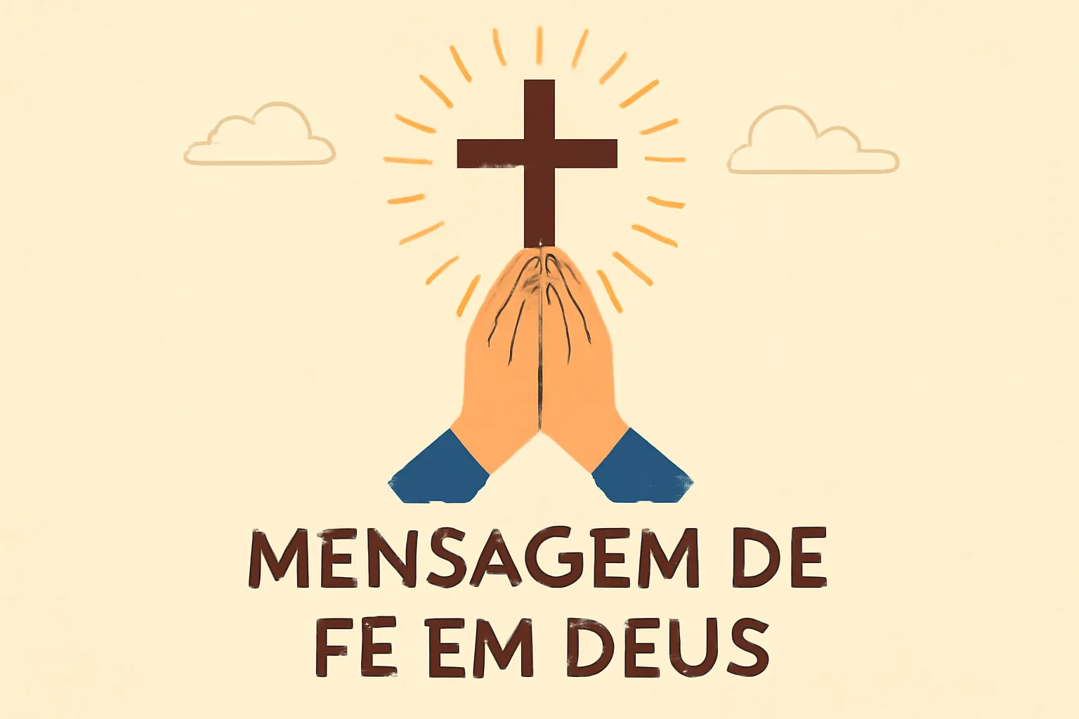 mensagem de fé em deus