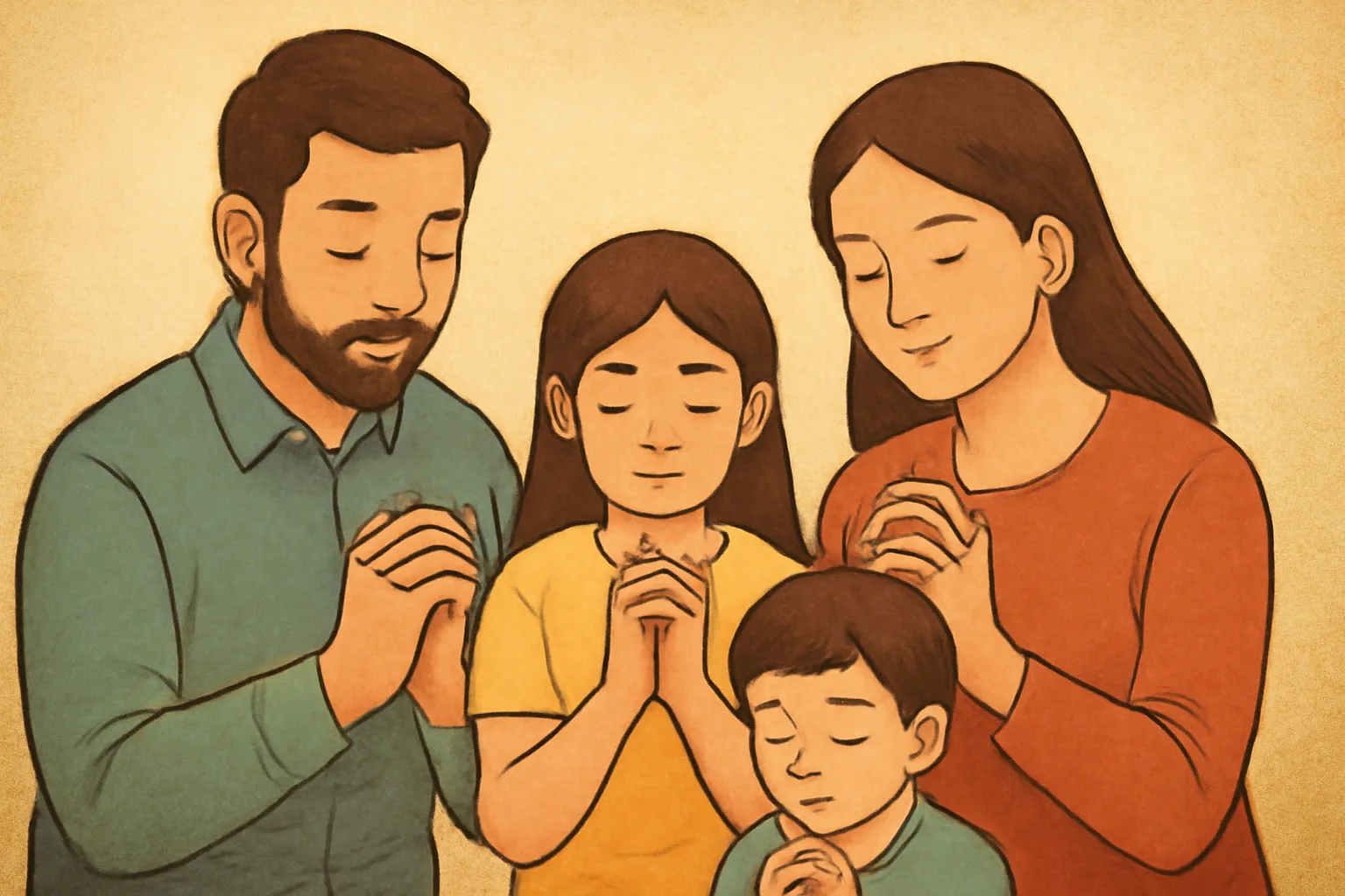 oração evangelica pela familia
