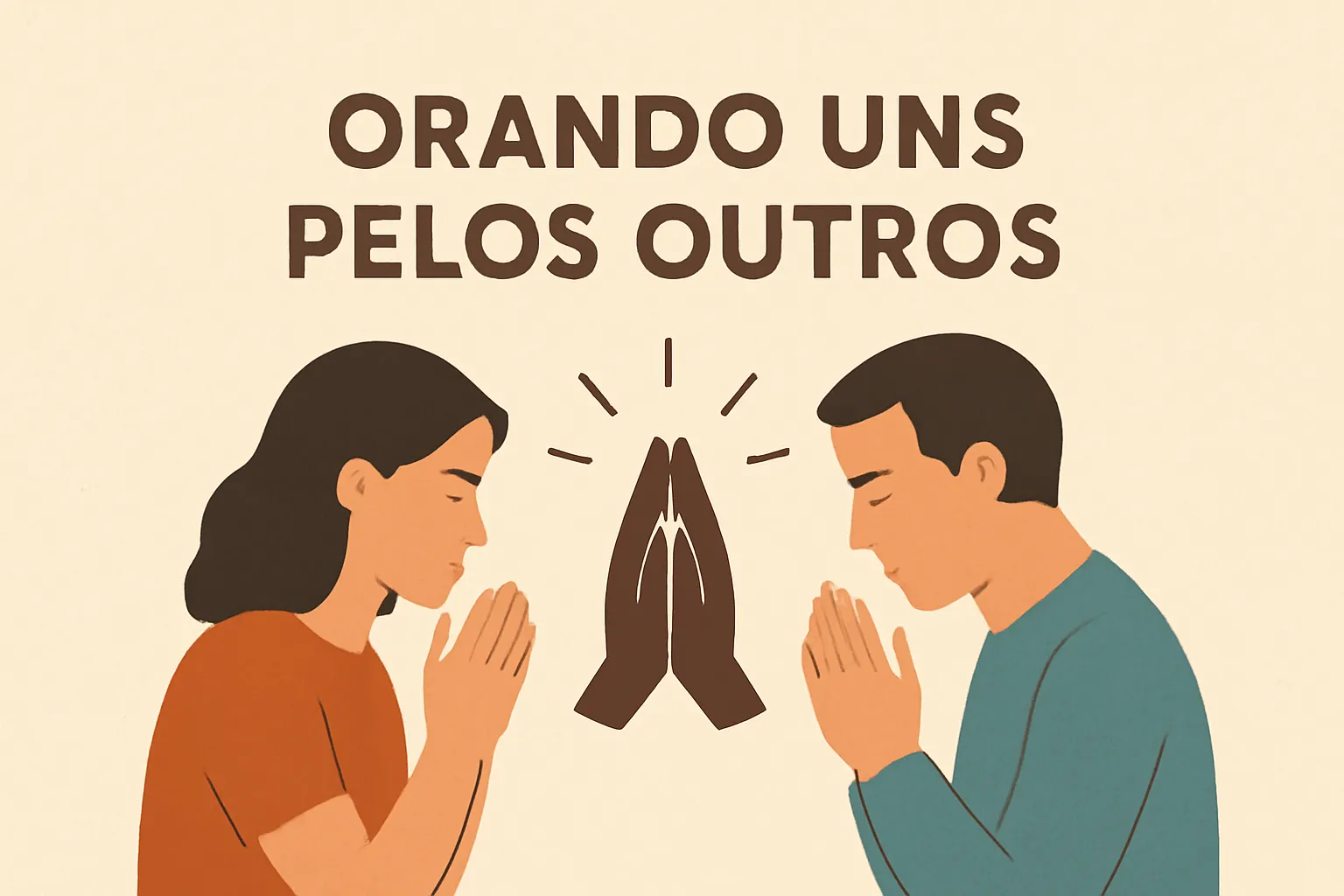 orando uns pelos outros versículo