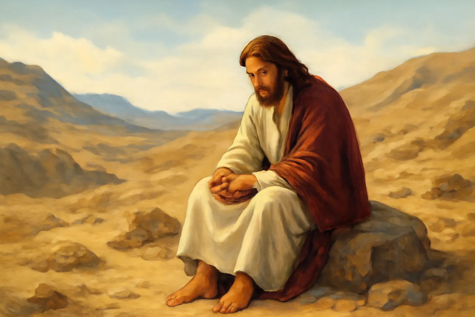 tentação de jesus no deserto versiculo