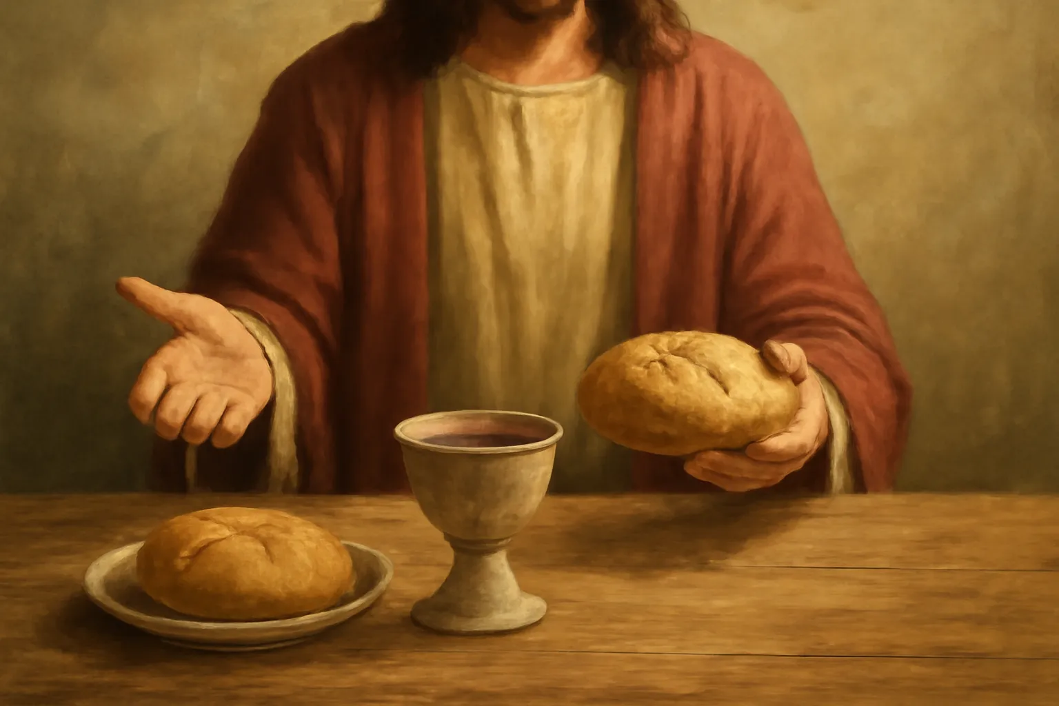 versiculo santa ceia